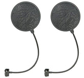 2x Citronic Single Layer Pop Filter (165mm)